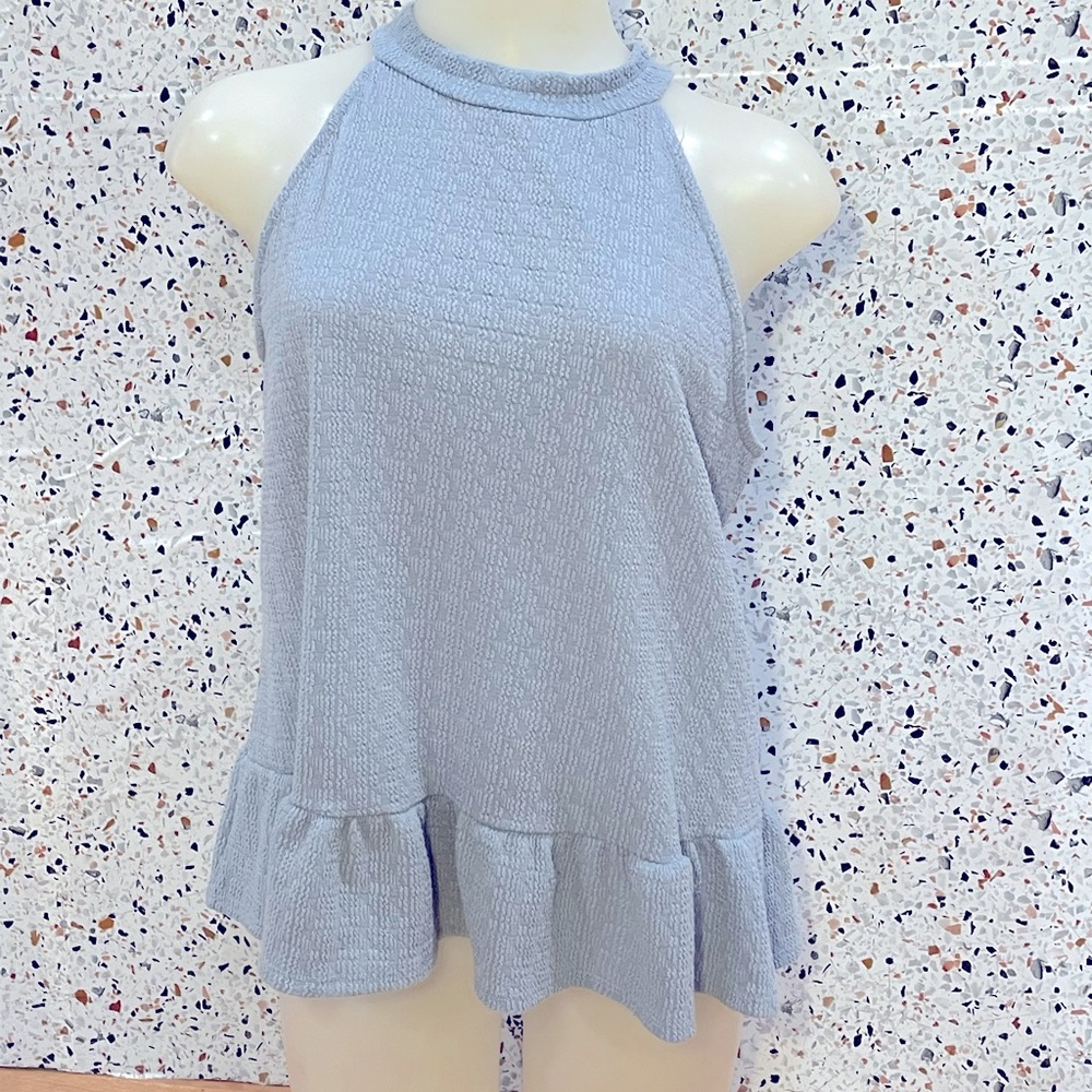 W5 Peplum style tank
